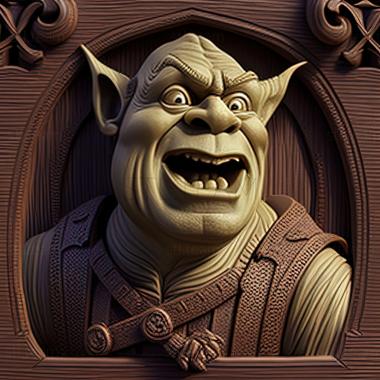 3D модель St Shrek ИЗ Шрека (STL)